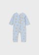    Pijama bleu lunga imprimeu Better Cotton nou-nascut 1707 MY-PIJA04T