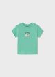 Tricou turquoise dinozauri bebe MAYORAL 1062 MY-BL33A