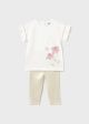 Set colanti si tricou cu aplicatie tul bebe 1734 MY-SET09A