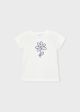 Tricou maneca scurta cu floare MY-BL02J