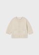 Cardigan crem cu nasturi bebe baiat MAYORAL 1303 MY-PLV01J