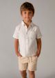 Set cu bermude crem si camasa baiat MAYORAL 3217 MY-CS40J