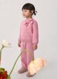Set cu pantaloni din tricot bebe ABEL & LULA 5739 AB-SET01Z