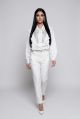 Pantaloni albi dama IT-PL20A