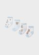Set bleu cu urs sosete nou-nascut MAYORAL 9049 MY-SOS01J