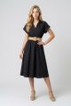 Rochie midi neagra IT-RL01J