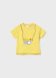 Tricou nou-nascut galben cu imprimeu MAYORAL 1074 MY-BL13J