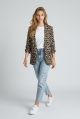 Sacou animal print cu maneci crete IT-SC08J