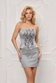 Compleu gri din tafta BBY-CS20J