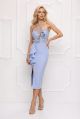 Rochie midi baby blue BBY-R42J