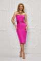 Rochie midi fuchsia BBY-R82J