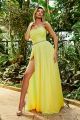 Rochie lunga galbena BBY-RL15C