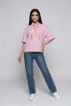 Tricou roz cu esarfa IT-BL14J