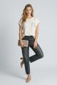 Tricou bej cu buzunar accesorizat IT-BL13J