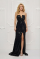 Rochie lunga neagra BBY-RL03J