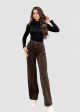 Blugi maro cu detalii metalice IT-BG11F