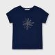 Tricou bleumarin Ecofriends basic fetita 00174 MY-BL05X