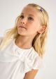 Bluza alba cu fundita fete MAYORAL 3182 MY-BL27A
