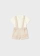 Set ivory 2 piese din in pentru nou-nascut MAYORAL 1262 MY-CS01V