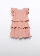Rochie crep plisata straturi fata Abel & Lula 5061 AB-R10A
