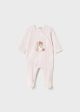 Pijama roz lunga ursulet nou-nascut 1755 MY-PIJA08A