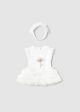 Body alb cu tul si bentita MAYORAL 1756 MY-BD03A