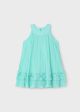 Rochie aqua pliuri fata MAYORAL 3915 MY-R29A