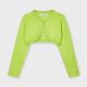 Cardigan verde tricot Ecofriends basic fata 00320 MY-BO06X