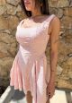 Rochie roz desen grafic IT-R31A
