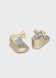 Pantofi aurii cu fundita nou-nascut MAYORAL 9961 MY-PANTF102F