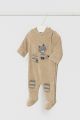 Pijama din catifea maro simpla bebe baiat MAYORAL 2719 MY-PIJA08F