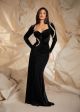 ROCHIE NEAGRA MEXTON DIN CATIFEA CU MANECA LUNGA MEXRL10651F