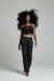 Pantaloni negri in dungi IT-PL06J