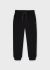 Pantaloni negri plus basic cardati elastic glezna baiat 725 MY-PL06Y.