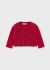 Cardigan rosu tricot combinat bebe fata MAYORAL 2386 MY-G31Y