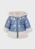 Geaca ECOFRIENDS reversibila blanita bebe fata 2439 MY-G35Y