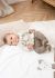 Set pantaloni cu botosei ECOFRIENDS tricot nou-nascut fata 2502 MY-SET14Y