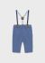 Pantaloni lungi cu bretele nou-nascut baiat 2520 MY-PL08Y 