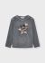 Tricou maneca lunga acid wash fata 4011 MY-BL36Y