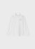 Bluza cu fundita ivory guler inalt ECOFRIENDS basic fata cu ECOVERO MAYORAL 145 MY-BL74Y  