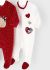 Pijama alba catifea pentru nou-nascut ECOFRIENDS 2613 MAYORAL MY-BD09M