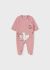 Pijama roz pentru nou-nascut ECOFRIENDS 2614 MY-SET60M