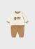 Set 2 piese tricot pantaloni maro ECOFRIENDS MAYORAL 2643 MY-TRG13M