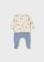 Set blue cu pantaloni cu botosei bebe baiat MAYORAL 2567 MY-SET04F