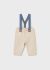 Pantaloni crem lungi bretele nou-nascut MAYORAL 2576 MY-PL13F