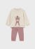 Set roz cu ursulet fetita MAYORAL 2595 MY-SET08F
