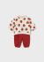Set bluza si pantaloni cu imprimeu mere bebe fata MAYORAL 2630 MY-SET22F