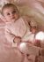 Set roz pal cu guleras bebe fata MAYORAL 2707 MY-SET21F