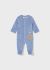 Pijama din catifea albastra bebe baiat MAYORAL 2719 MY-PIJA08F