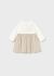 Rochie bej tricot nou-nascut MAYORAL 2804 MY-R02F